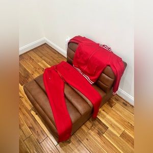 Red 2 pc Track Suit